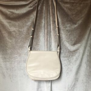 Banana Republic Leather Saddle Crossbody  Bag
